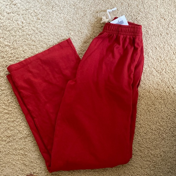 Brandy Melville red Anastasia sweatpants - Picture 1 of 1